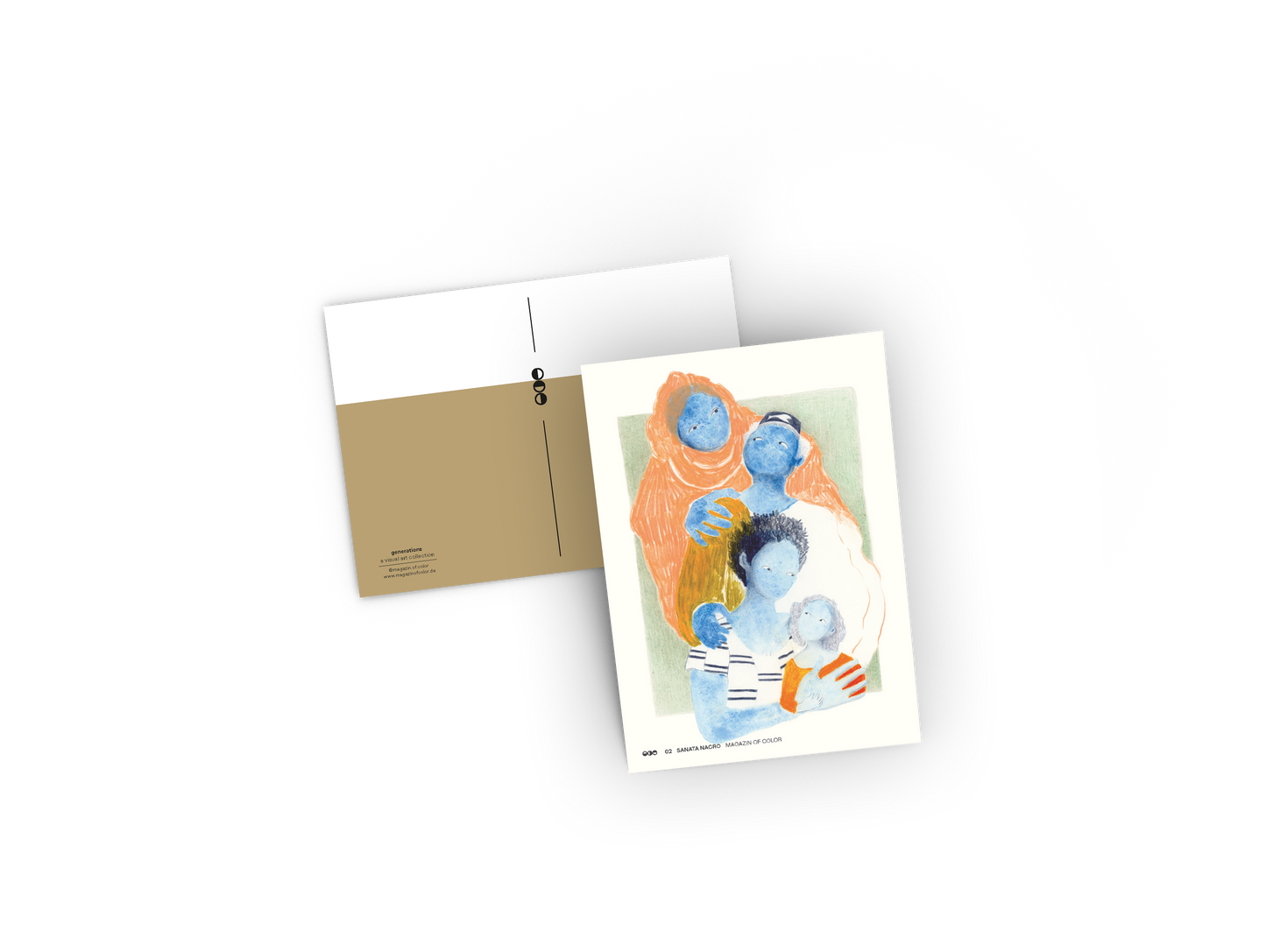 Postkarte "Asanatou"